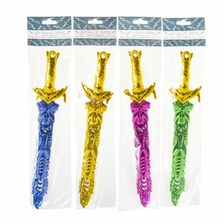 METALLIC SPIELZEUGSCHWERT, 33 CM LANG (36 Stk.)