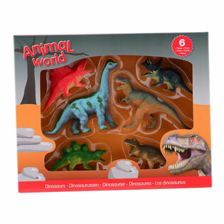 ANIMAL WORLD - Dinosaurier Spielset (6 Figuren)