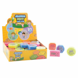 Jumping Putty mit Augen im Display (48 Stk.)