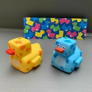 Gaming Quietscheenten Mix - Badespielzeug 6x5 cm (4er-Set)