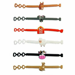 Bauernhof Tiere Silikon Kinderarmb&auml;nder (12 Stk.)