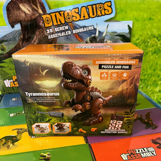 3D Dinosaurier Bausatz im Geschenkkarton - Display (8 Stk.)