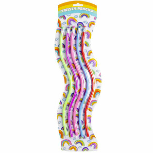 5-teiliges Twisty XL flexible Bleistifte Set auf Karte (10 Stk.)