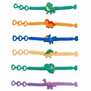 DINOSAURIER SILIKONARMB&Auml;NDER (12 ST&Uuml;CK)