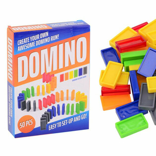 Dominospiel-Set - 50 Steine in Geschenkbox