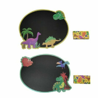 Dinosaurier-Kreidetafel mit Kreide im Display (24 Stk.)