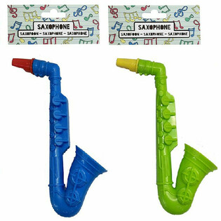 SAXOPHON - 16 CM HOCH - GEMISCHTE FARBEN (12 Stk.)