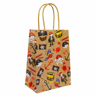 Geschenktaschen aus Papier - Pirat (12 Stk.)