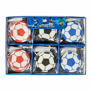 FUSSBALL-RADIERGUMMI IM DISPLAY (30 Stk.)