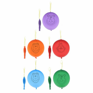 Dschungeltier-H&uuml;pfballons (50 St&uuml;ck)