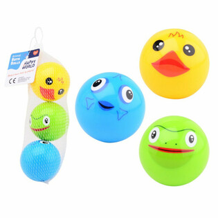 HAPPY WORLD - BABY-TIER-BAD-SPIELB&Auml;LLE - Geeignet ab 0 Monaten (1.)