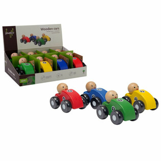 JOUECO Holzautos - Im Display (8 St&uuml;ck)