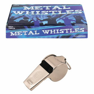 METALL-TRILLERPFEIFEN FUSSBALL (12 Stk.)