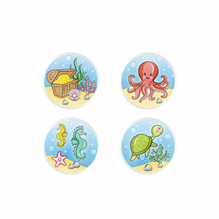 MIX SEA LIFE / MEERESTIERE - FLUMMIS &Oslash;3.3 cm (100 Stk.)