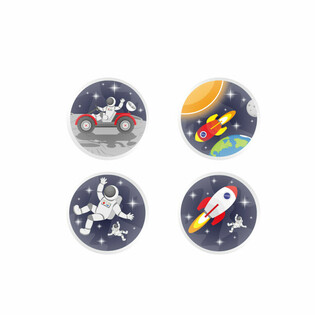 MIX SPACE - H&Uuml;PFB&Auml;LLE &Oslash;3,3 cm (100 Stk.)