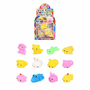 Squishy Tiere Krabbelkiste - Im Display (96 Stk.)