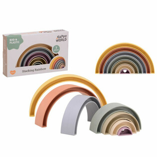 HAPPY WORLD - BIO PLASTIC - STAPEL-REGENBOGEN (1.)