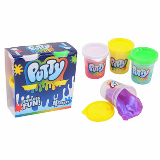 Schleim-Knete - 4er-Pack (12 St&uuml;ck)