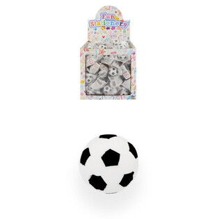 RADIERGUMMI - MODELL: FUSSBALL - IM DISPLAY (120 Stk.)