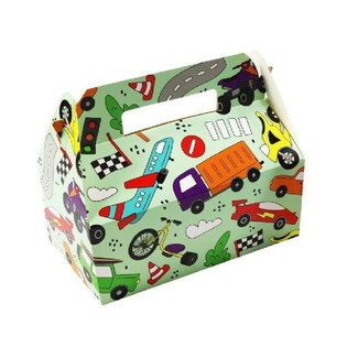 Kinder Men&uuml;boxen Fahrzeuge - 22,5 x 12 x 9,5 cm (24 Stk.)