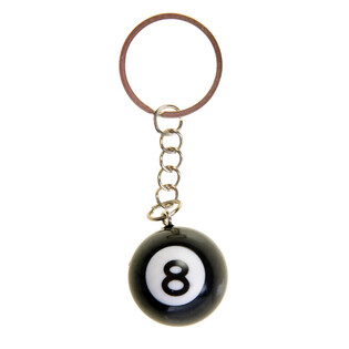 8-BALL BILLARDKUGEL-SCHL&Uuml;SSELANH&Auml;NGER (48 St&uuml;ck)