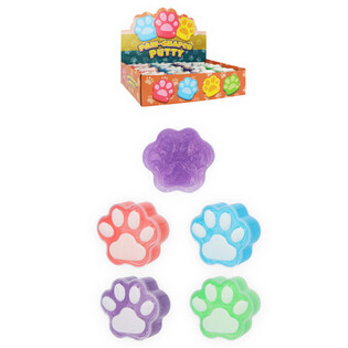 Hundepfoten-Schleim - Paw Shaped Putty (24 St&uuml;ck)