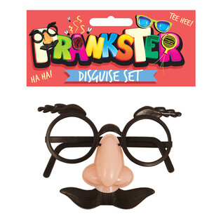 Lustige Kinder-Partybrille mit Schnurrbart (12 St&uuml;ck)