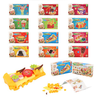 Fast-Food-Bausteine Set - Mix Fast-Food-Baus&auml;tze im Display (12er Pack)
