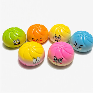 RAGE - Squishy Dumplings GROSS (9 x 9 x 4 cm) - Viral 2026 Fidget Toy - MIT HEADER-KARTE (24 Stk.)