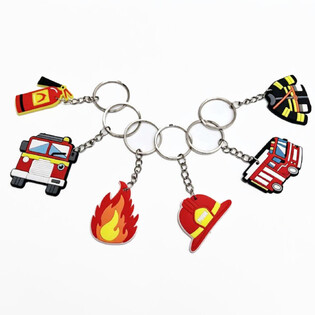 Feuerwehr-Schl&uuml;sselanh&auml;nger - Mix (48 Stk.)