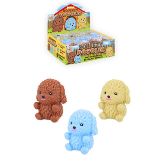 Stretchy Squishy Pudel im Display (12 St&uuml;ck)