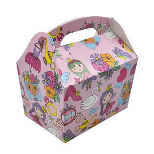 MEN&Uuml;BOX MODELL: PRINZESSIN - Ma&szlig;e 18.5x12x19 CM - FOODBOX - KIDSBOX (24 Stk.)