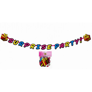 SURPRISE PARTY GIRLANDE - L&Auml;NGE: 180 CM (6 Stk.)