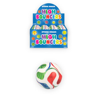 HIGH BOUNCE FUSSBALL FLUMMI - FLUMMIBALL - IM DISPLAY (24 Stk.)