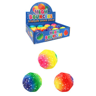 HIGH BOUNCE REGENBOGEN SPACE FLUMMI - IM DISPLAY (12 Stk.)