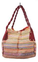 Art.Nr: 97718B - B-FAIR Brokat Tasche Gro&szlig; Rot (1 Stk.)