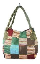 B-FAIR PATCHWORK-TASCHE KLEIN GR&Uuml;N (1 Stk.)