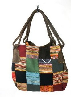 B-Fair Patchwork-Tasche klein braun (1 Stk.)