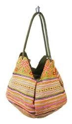 B-Fair Schultertasche Pouche Gr&uuml;n Regenbogen (1 Stk.)