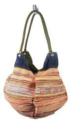 B-Fair Tasche Pouche Gr&uuml;n Jeansstoff (1 Stk.)
