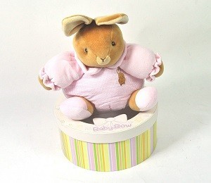 Baby Bow Kuscheltier in Geschenkbox - Modell 1