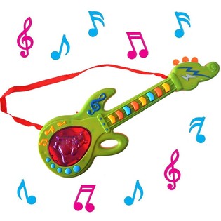 Gro&szlig;e Spielzeug-Gitarre 35 cm lang! (12er-Pack)