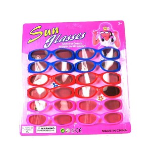 KINDER SONNENBRILLE AUF DER KARTE - MODELL 3 (12 St&uuml;ck)